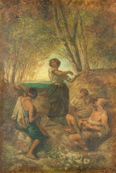 The Gypsy Dance, 1853 by Anselm Feuerbach